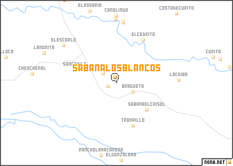 map of Sabana Los Blancos