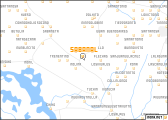 map of Sabanal