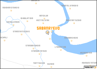 map of Sabanayevo