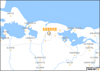 map of Sabana