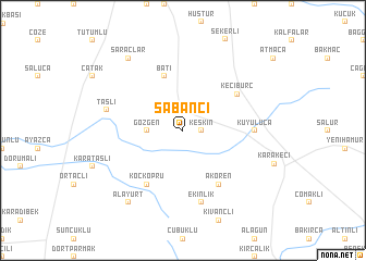 map of Sabancı