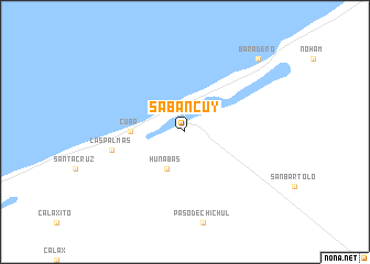 map of Sabancuy