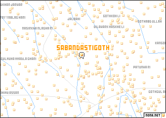 map of Sāban Dasti Goth