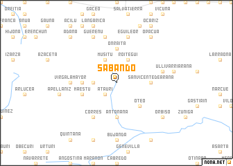 map of Sabando