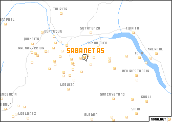 map of Sabanetas