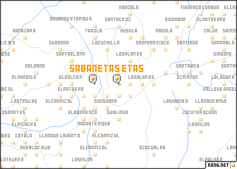 map of Sabanetas