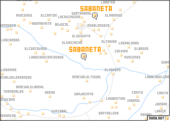 map of Sabaneta