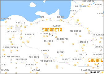 map of Sabaneta