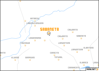 map of Sabaneta