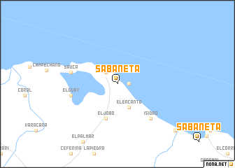 map of Sabaneta