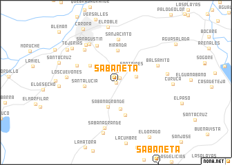 map of Sabaneta