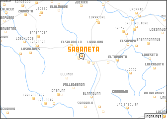map of Sabaneta