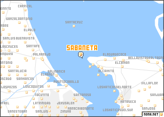 map of Sabaneta