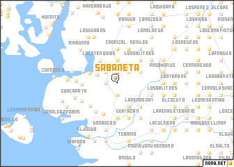 map of Sabaneta