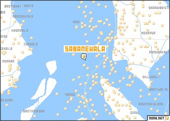 map of Sabānewāla