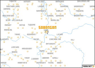 map of Sabañgan