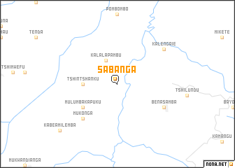 map of Sabanga