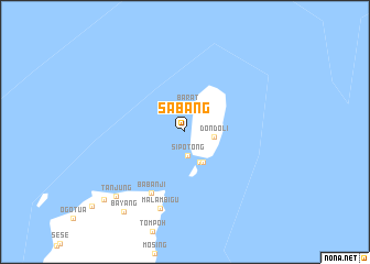 map of Sabang