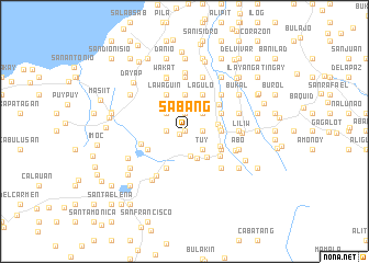 Sabang (Philippines) map - nona.net