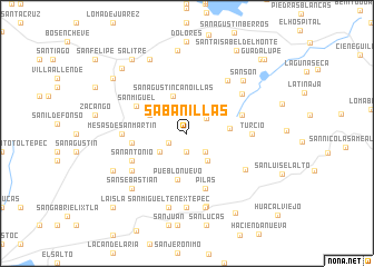 map of Sabanillas