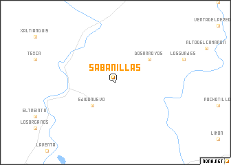 map of Sabanillas