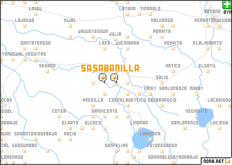 map of Sabanilla