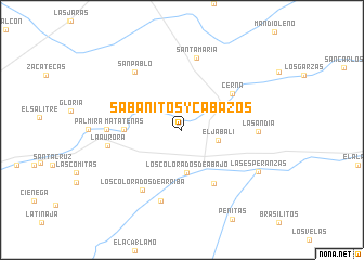 map of Sabanitos y Cabazos