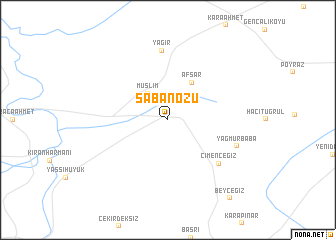 map of Şabanözü