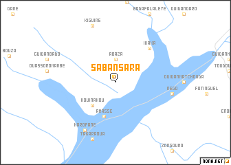 map of Saban Sara