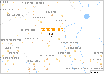 map of Sabanulas