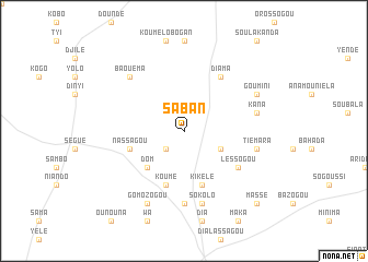 map of Saban