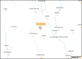 map of Sabão