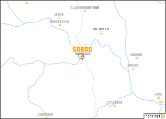 map of Sabão