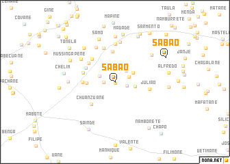 map of Sabão