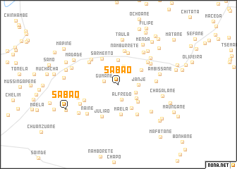 map of Sabão