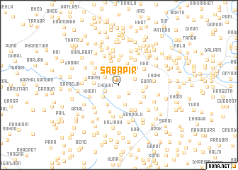 map of Saba Pīr