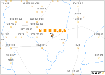 map of Sabarangadé