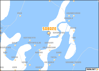 map of Sabaré