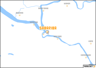 map of Sabariba