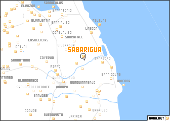 map of Sabarigua