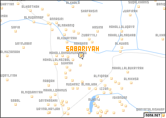 map of Şabārīyah