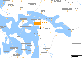 map of Sabarna