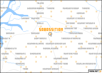 map of Sabassi Tiam