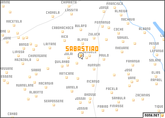 map of Sabastião