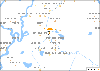 map of Sabas