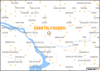 map of Sabaţ al Fawqānī