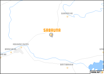 map of Sabaúna