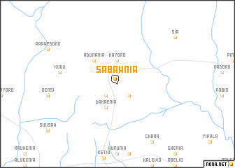 map of Sabawnia