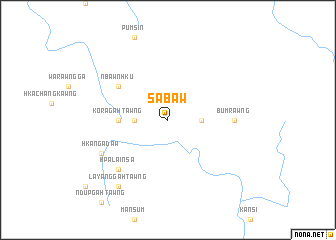 map of Sabaw