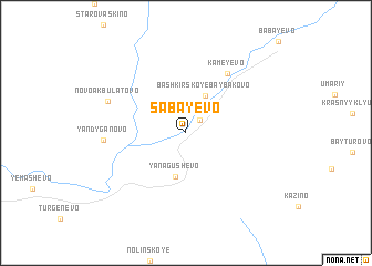 map of Sabayevo